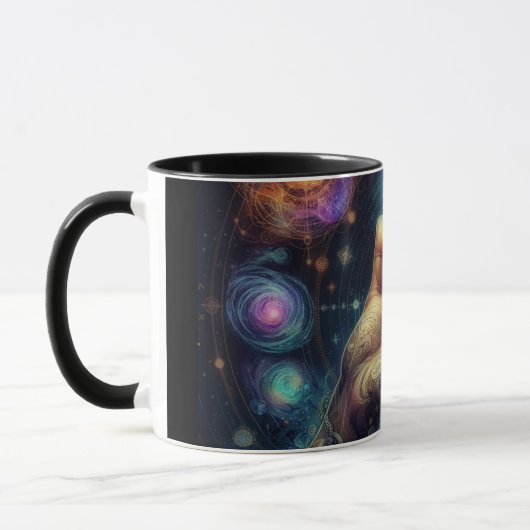 Celestial Crystal in der Palm Galaxy Spacy Tasse (Links)