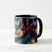 Celestial Crystal in der Palm Galaxy Spacy Tasse (VorderseiteRechts)