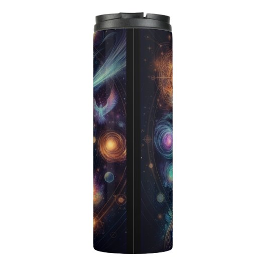 Celestial Crystal in der Palm Galaxy Spacy Thermosbecher (Rückseite)