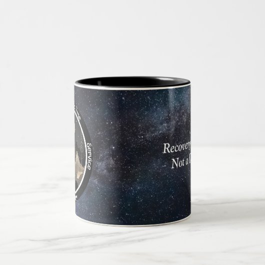 Celestial Custom Sobriety Meilenstein Geschenk Zweifarbige Tasse (Mittel)