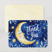 Celestial Dankbarkeit Blank Dankeskarte (Vorne/Hinten)