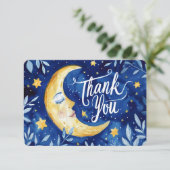 Celestial Dankbarkeit Blank Dankeskarte (Stehend Vorderseite)