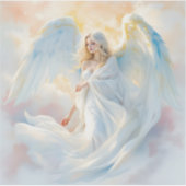 Celestial Dawn - Engel des Friedens und des Lichts Aufkleber (Vorderseite)