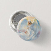 Celestial Dawn - Engel des Friedens und des Lichts Button (Vorne & Hinten)