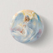 Celestial Dawn - Engel des Friedens und des Lichts Button (Vorderseite)