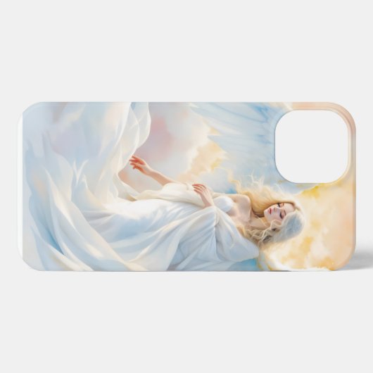 Celestial Dawn - Engel des Friedens und des Lichts iPhone Hülle (Rückseite (Horizontal))