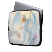 Celestial Dawn - Engel des Friedens und des Lichts Laptopschutzhülle (Vorderseite Links)