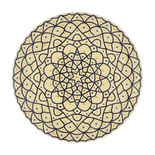 Celestial Day Glass Cutting Board Schneidebrett (Vorderseite)