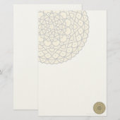 Celestial Day Stationery Briefpapier (Vorne/Hinten)