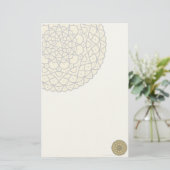 Celestial Day Stationery Briefpapier (Stehend Vorderseite)