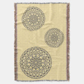 Celestial Day Throw Blanket Decke (Vorderseite Vertikal)