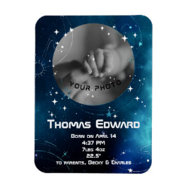 Celestial Deep Blue Outer Space Ankündigung Magnet