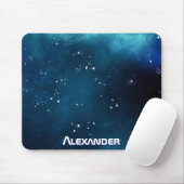 Celestial Deep Blue Outer Space Kosmische Galaxie Mousepad (Mit Mouse)