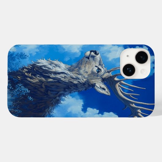 🦌 Celestial Deer Case-Mate iPhone Hülle (Rückseite (Horizontal))