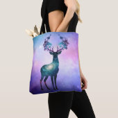 Celestial Deer Silhouette Tote Tasche (Von Nahem)
