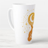 Celestial Desert Fox - Moon and Stars Cosmic Milchtasse (Linke Ecke)