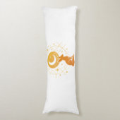 Celestial Desert Fox - Moon and Stars Cosmic Seitenschläferkissen (Vorderseite Vertikal)