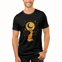 Celestial Desert Fox - Moon and Stars Cosmic