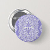 Celestial Diamond Mandala Button (Vorne & Hinten)