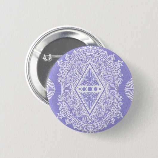 Celestial Diamond Mandala Button (Vorne & Hinten)
