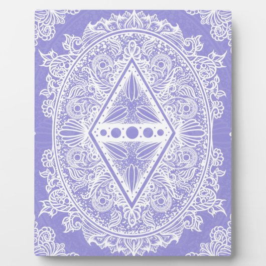 Celestial Diamond Mandala Fotoplatte (Vorderseite)