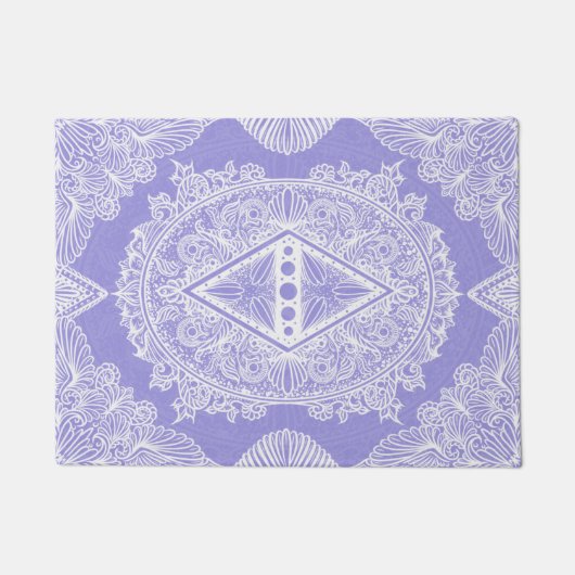 Celestial Diamond Mandala Fußmatte (Vorderseite)