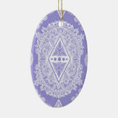 Celestial Diamond Mandala Keramikornament (Rechts)
