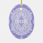 Celestial Diamond Mandala Keramikornament (Vorne)