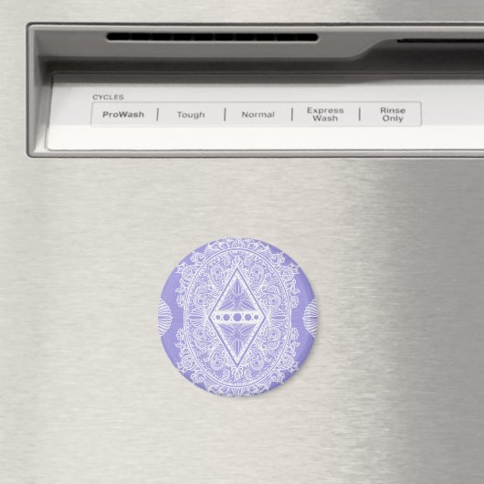 Celestial Diamond Mandala Magnet (In Situ (Geschirrspüler))