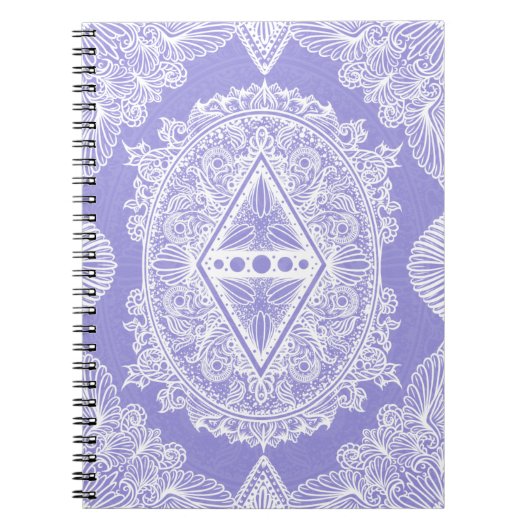 Celestial Diamond Mandala Notizblock (Vorderseite)
