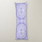 Celestial Diamond Mandala Seitenschläferkissen (Rückseite (Vertikal))