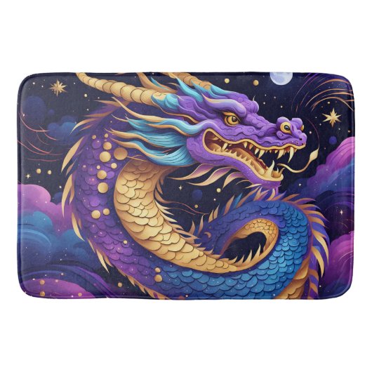 celestial dragon bath mat badematte (Vorderseite)