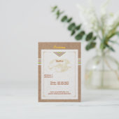 Celestial Dragon Business Card Visitenkarte (Stehend Vorderseite)