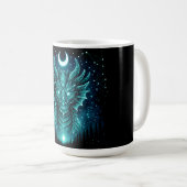 Celestial Dragon – Cosmic Myth Wildlife Galaxy Kaffeetasse (VorderseiteRechts)