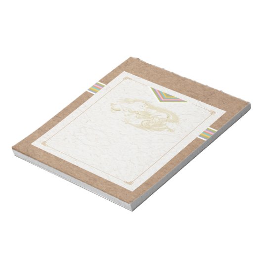 Celestial Dragon Notepad Notizblock (Rotiert)