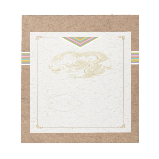 Celestial Dragon Notepad Notizblock (Vorderseite)