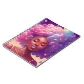 Celestial Dream Woman Notebook Notizblock (Linke Seite)