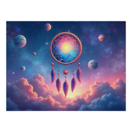 Celestial Dreamcatcher Poster