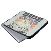 CELESTIAL DREAMER SUN ROSE TSHIRT Grafikdesign Laptopschutzhülle (Vorne Knopf)