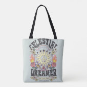 CELESTIAL DREAMER SUN ROSE TSHIRT Grafikdesign Tasche (Rückseite)