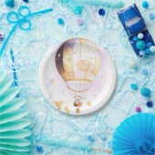 Celestial Dreamland Baby Dusche Heißluftballon Pappteller (Party)
