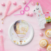 Celestial Dreamland Baby Dusche Heißluftballon Pappteller (Party)