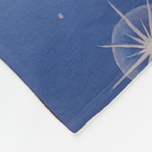 Celestial Dreamland Moon Blanket Fleecedecke (Ecke)