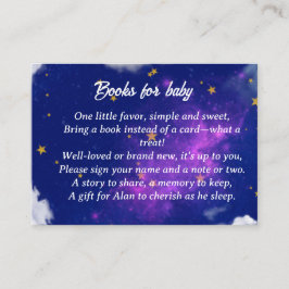 Celestial Dreams Baby Dusche Einschließungskarte Begleitkarte