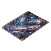 Celestial Dreams Cosmic Galaxy Notizblock (Linke Seite)