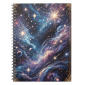 Celestial Dreams Cosmic Galaxy Notizblock (Vorderseite)