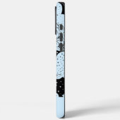 Celestial Dreams Doodles Blue Black Personalisiert Case-Mate iPhone Hülle (Rückseite / Links)