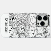 Celestial Dreams Doodles Personalisiert Case-Mate iPhone Hülle (Rückseite (Horizontal))