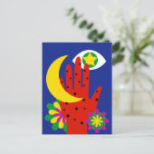 Celestial Dreams Feiertagspostkarte (Stehend Vorderseite)