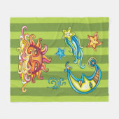 Celestial Dreams Fleece Blanket, Mittel (Vorderseite (Horizontal))